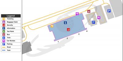 نقشہ کے لائبیریا ہوائی اڈے کے ٹرمینل